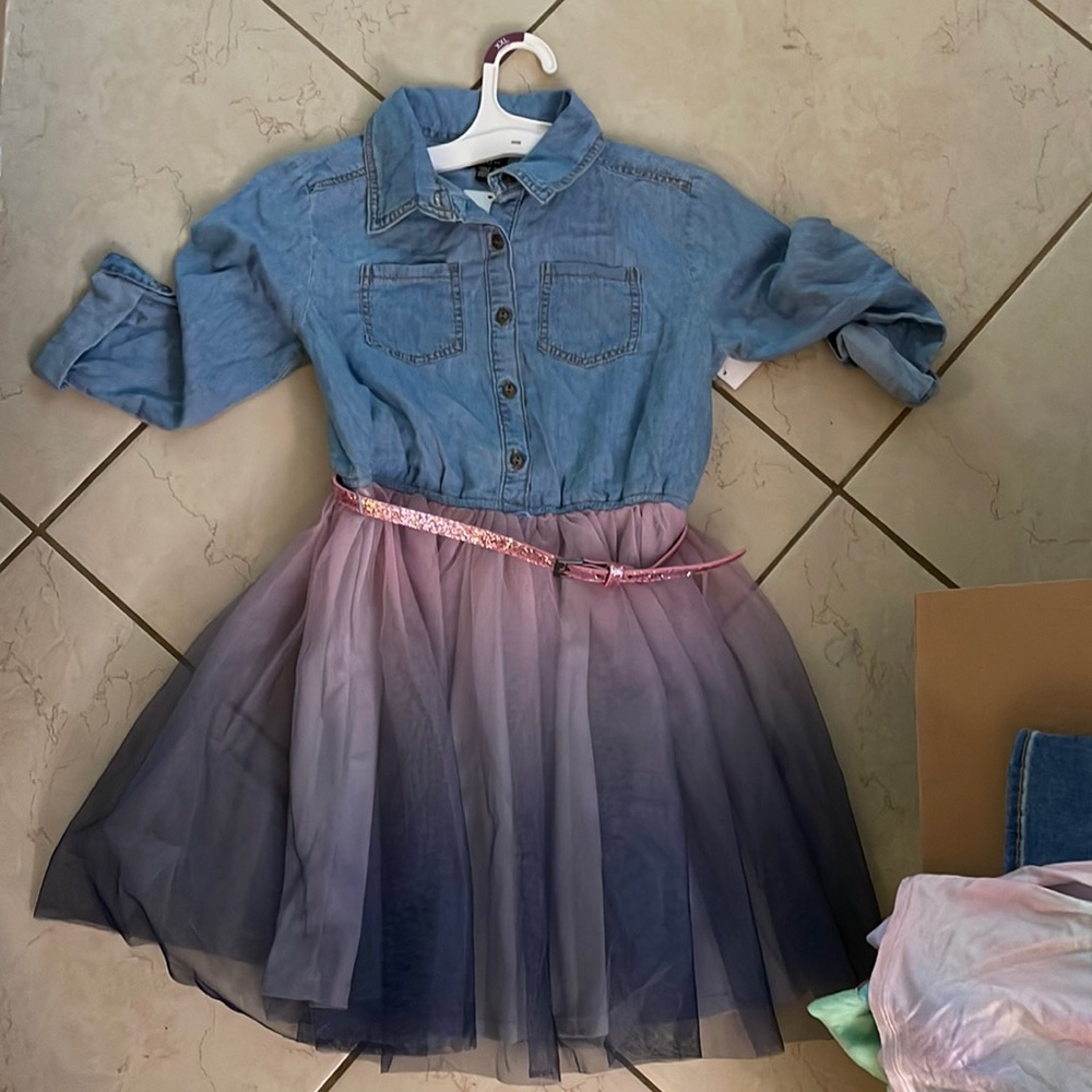 Girl dress with tutus
